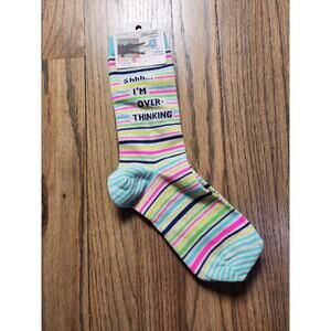 NWT Shhh... I’m Overthinking Socks